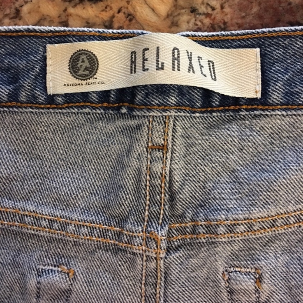 Men’s ARIZONA JEAN CO Relaxed Jeans Shorts, Sz-40 EUC - Picture 5 of 6
